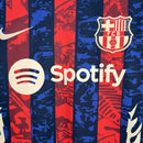 CAMISOLA DO BARCELONA 25/26 EDIÇÃO ESPECIAL VERMELHO E AZUL