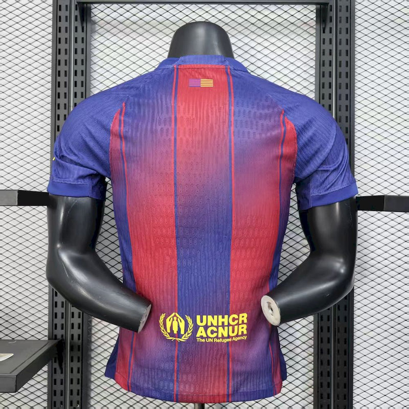 CAMISOLA VERSÃO PLAYER DO BARCELONA 25/26 ROXO