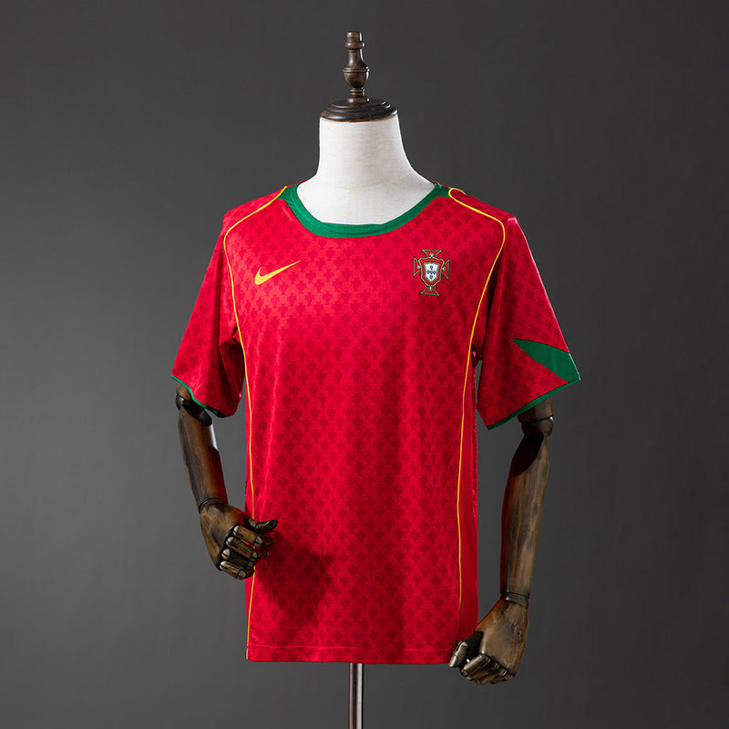 Camiseta vintage de aficionado de Portugal 04/05 - Roja