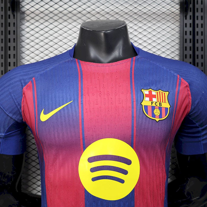 CAMISOLA VERSÃO PLAYER DO BARCELONA 25/26 ROXO