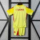 KIT INFANTIL DO BENFICA 25/26 AMARELO GUARDA REDES