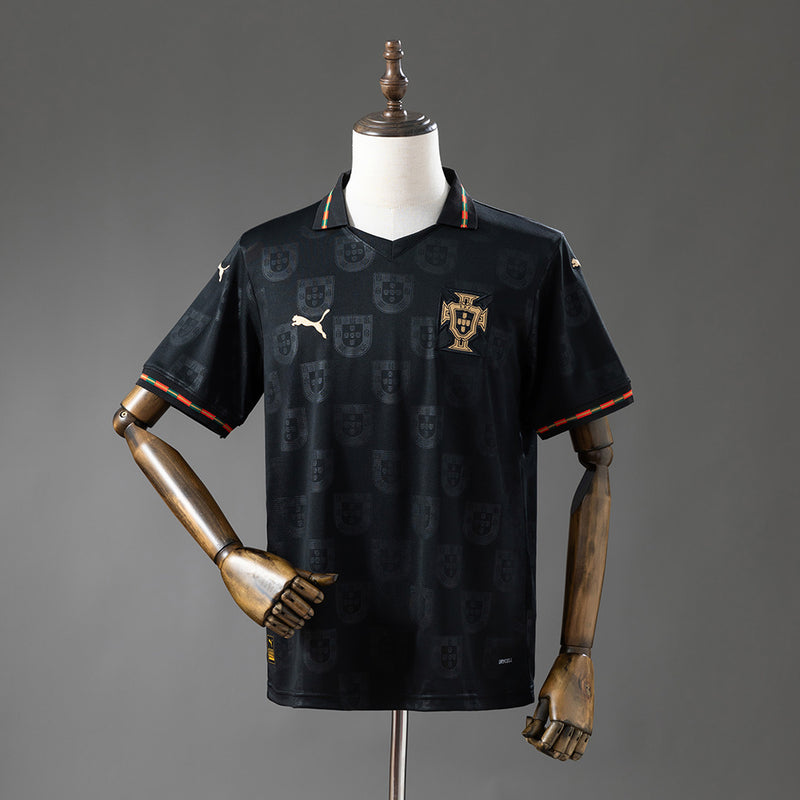 CAMISOLA DA SELEÇÃO DE PORTUGAL 25/26 PRETO