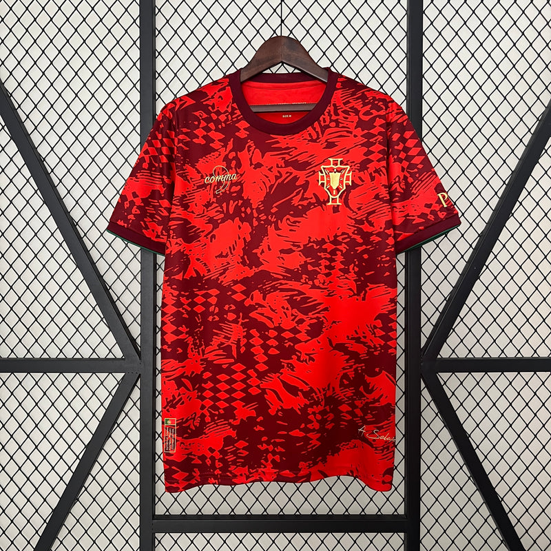 CAMISOLA DA SELEÇÃO DE PORTUGAL 24/25 EDIÇÃO ESPECIAL VERMELHO
