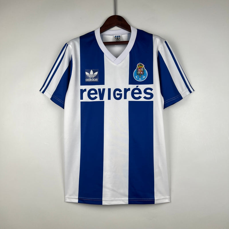 Vintage Porto Supporter Shirt 90/93 Blue and White