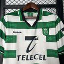 CAMISOLA ADEPTO VINTAGE DO SPORTING 99/00 VERDE E BRANCO