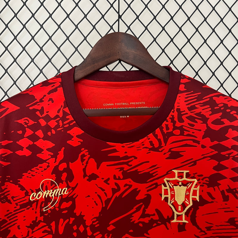 CAMISOLA DA SELEÇÃO DE PORTUGAL 24/25 EDIÇÃO ESPECIAL VERMELHO