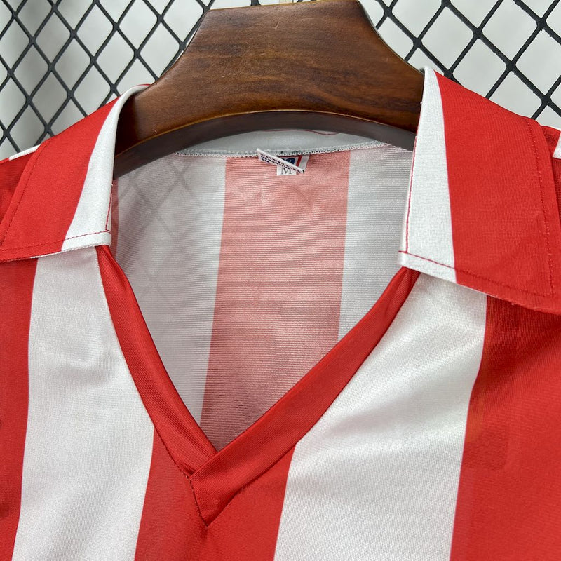 CAMISOLA FEMININA DO ATLETICO DE MADRID 25/26 BRANCO E VERMELHO