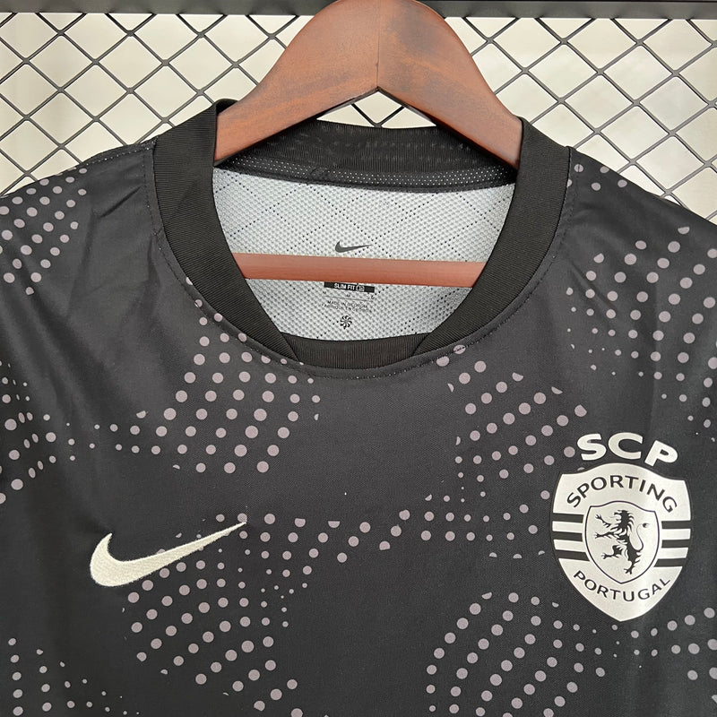 CAMISOLA DO SPORTING 25/26 EDIÇÃO ESPECIAL PRETO