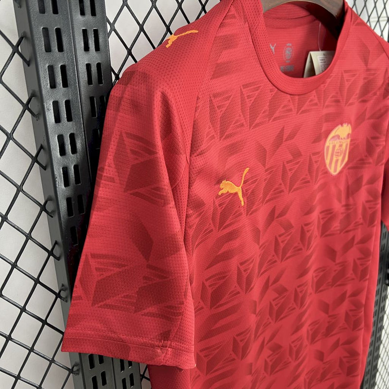 CAMISOLA DO  VALENCIA 25/26 VERMELHO