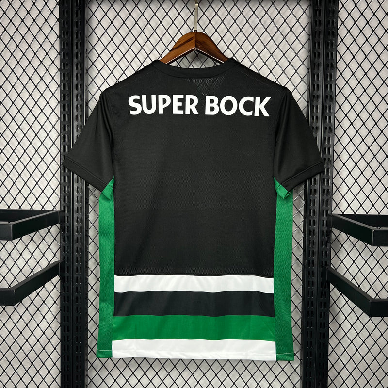 CAMISOLA DO SPORTING 24/25 PRETO E VERDE