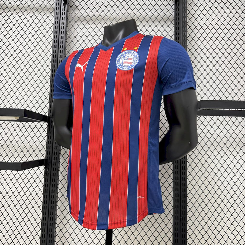 CAMISOLA VERSÃO PLAYER DO BAHIA 25/26 VERMELHO E AZUL