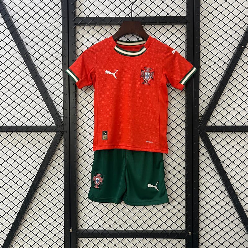 KIT INFANTIL DE PORTUGAL 25/26 VERMELHO