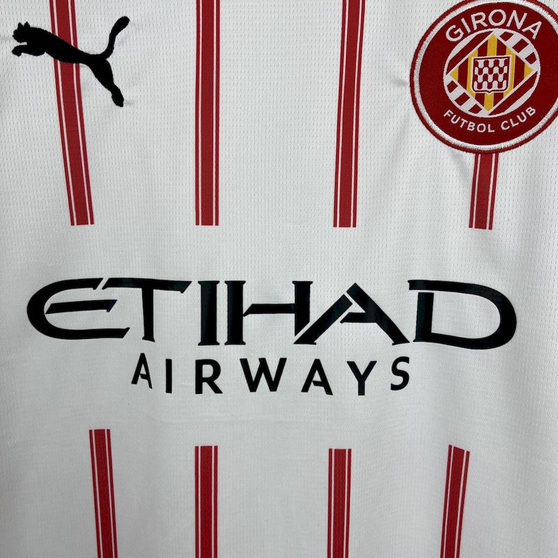 CAMISOLA DO  GIRONA 25/26 BRANCO E VERMELHO