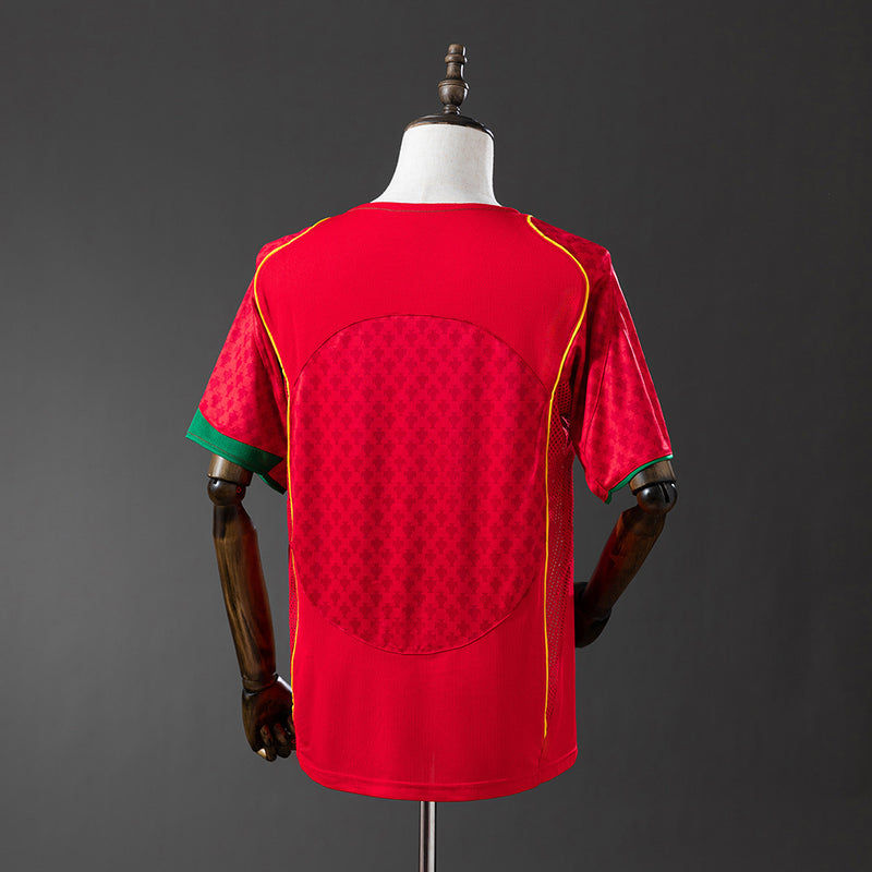 Camiseta vintage de aficionado de Portugal 04/05 - Roja