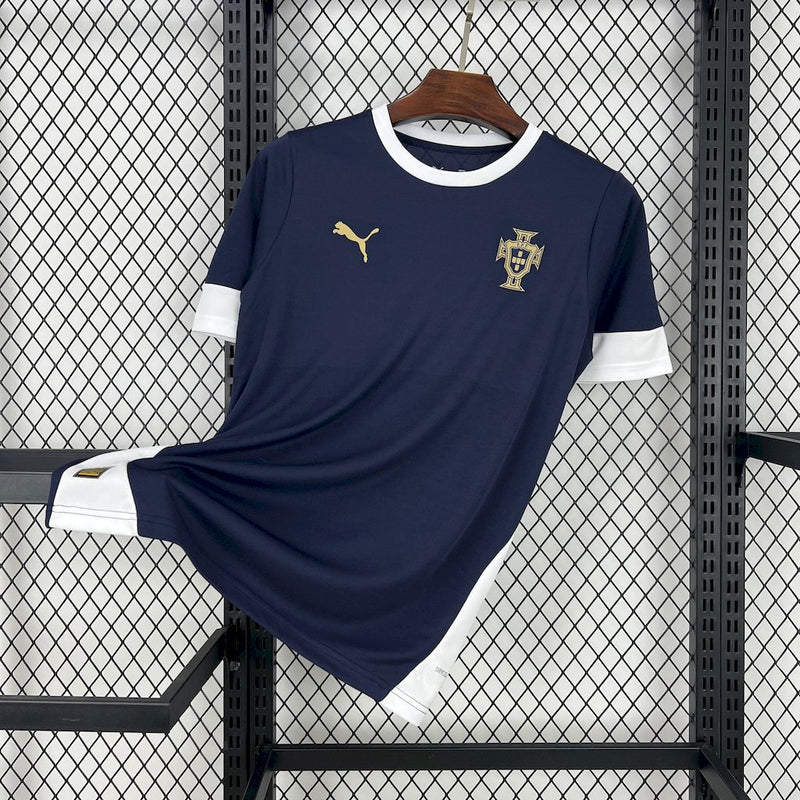 CAMISOLA DA SELEÇÃO DE PORTUGAL 25/26 TREINO AZUL