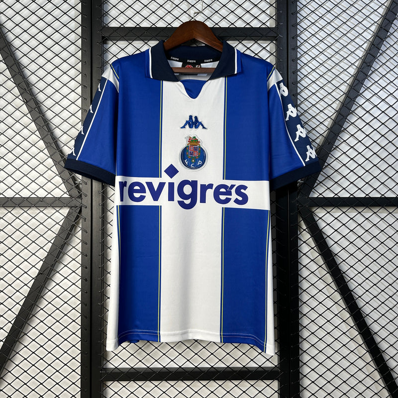 CAMISOLA ADEPTO VINTAGE DO PORTO 99/00 AZUL E BRANCO