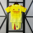 KIT INFANTIL DO BENFICA 25/26 AMARELO GUARDA REDES
