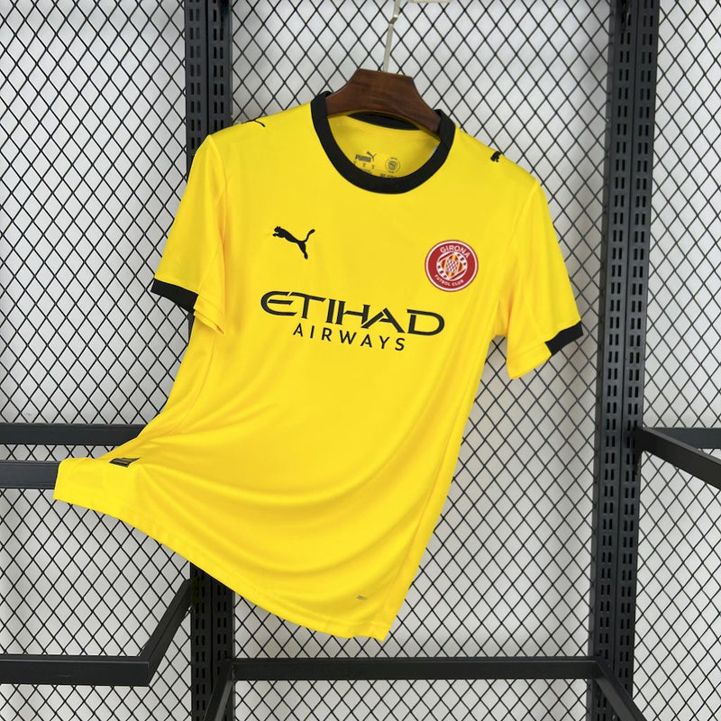 CAMISOLA DO  GIRONA 25/26 AMARELO