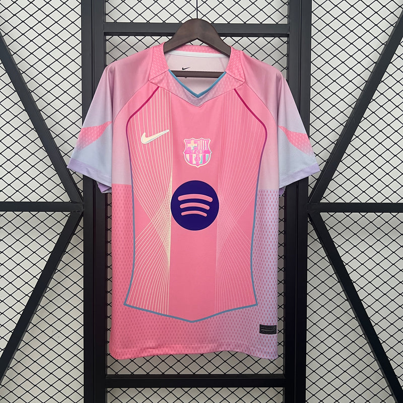 CAMISOLA DO BARCELONA 25/26 EDIÇÃO ESPECIAL ROSA