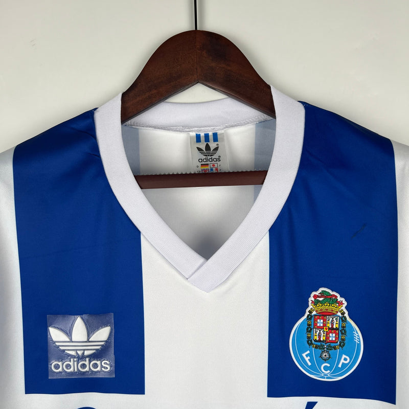 Vintage Porto Supporter Shirt 90/93 Blue and White