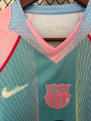CAMISOLA DO BARCELONA 25/26 EDIÇÃO ESPECIAL AZUL E ROSA