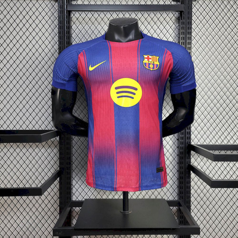 CAMISOLA VERSÃO PLAYER DO BARCELONA 25/26 ROXO