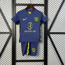 KIT INFANTIL DO ATLETICO DE MADRID 25/26 AZUL