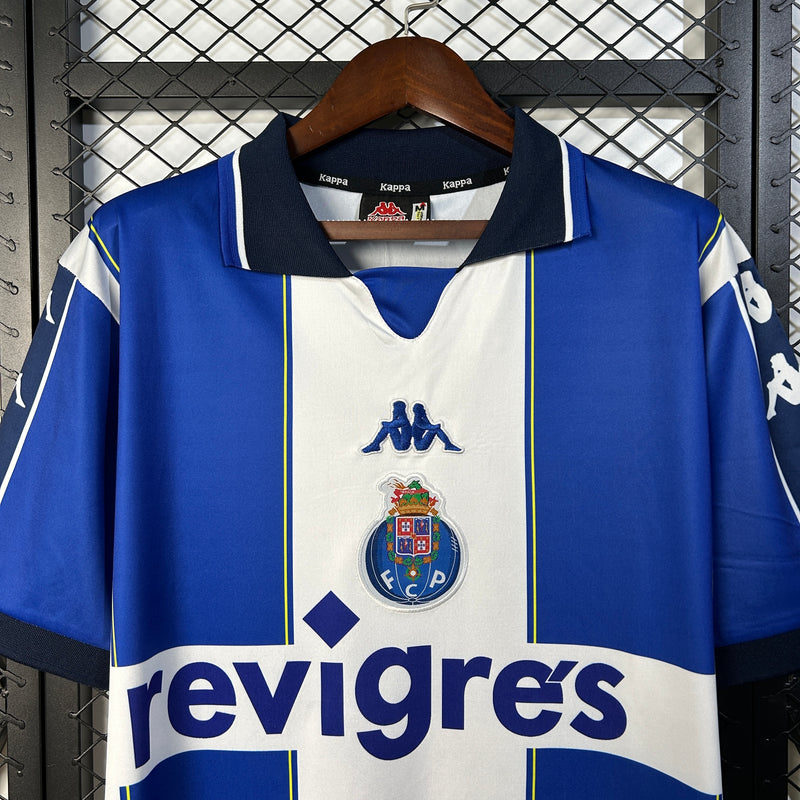 CAMISOLA ADEPTO VINTAGE DO PORTO 99/00 AZUL E BRANCO