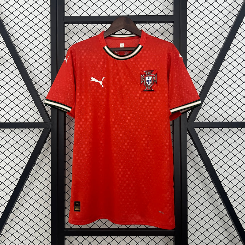 CAMISOLA DA SELEÇÃO DE PORTUGAL 25/26 VERMELHO