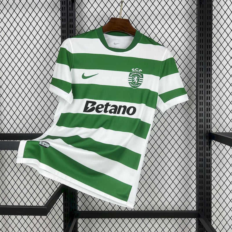 CAMISOLA DO SPORTING 25/26 BRANCO E VERDE