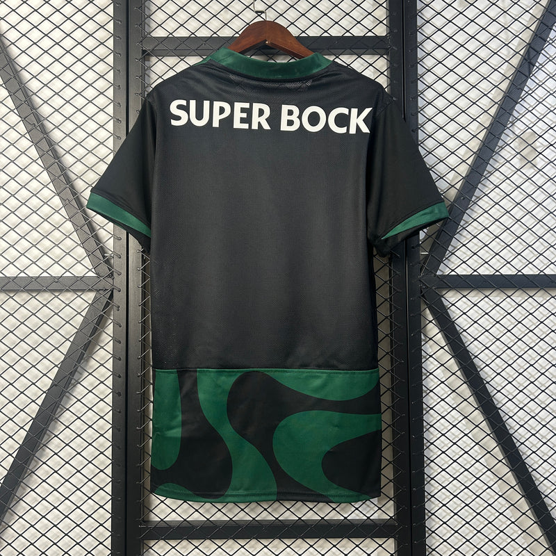 CAMISOLA DO SPORTING 25/26 VERDE E PRETO