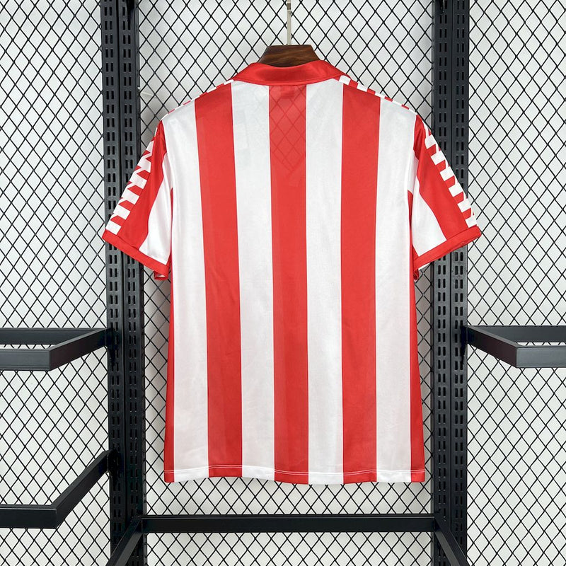CAMISOLA FEMININA DO ATLETICO DE MADRID 25/26 BRANCO E VERMELHO