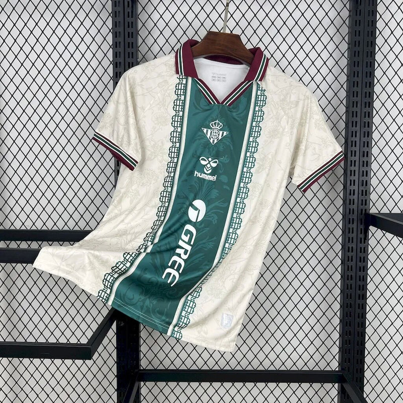 CAMISOLA DO REAL BETIS 25/26 BEGE E VERDE